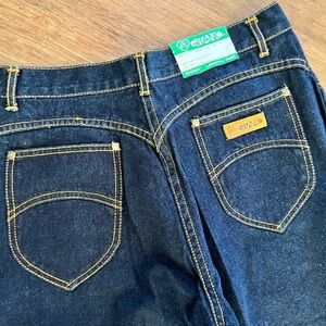 Vintage 80's GITANO Blue Jeans Deadstock Dark Wash High Rise NWT